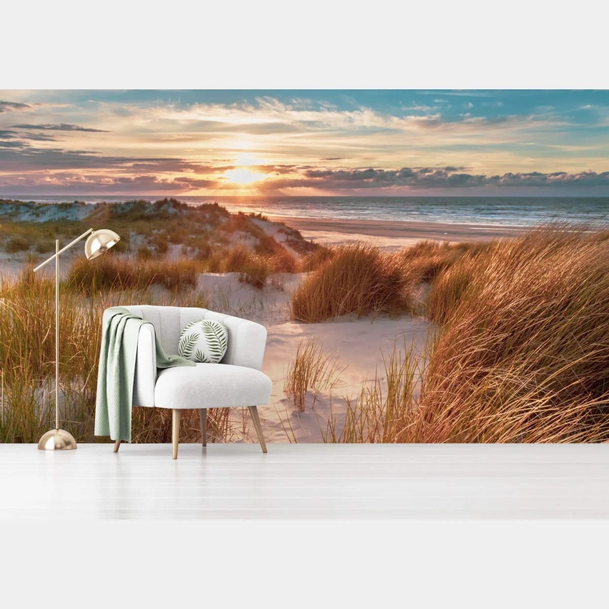 Fotomural puesta de sol sobre las dunas de Ameland – Pixers® Fotomural puesta de sol sobre las dunas de Ameland – Pixers®