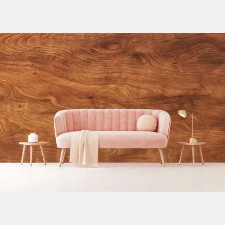 Fotomural textura de madera cálida con vetas naturales – Pixers®