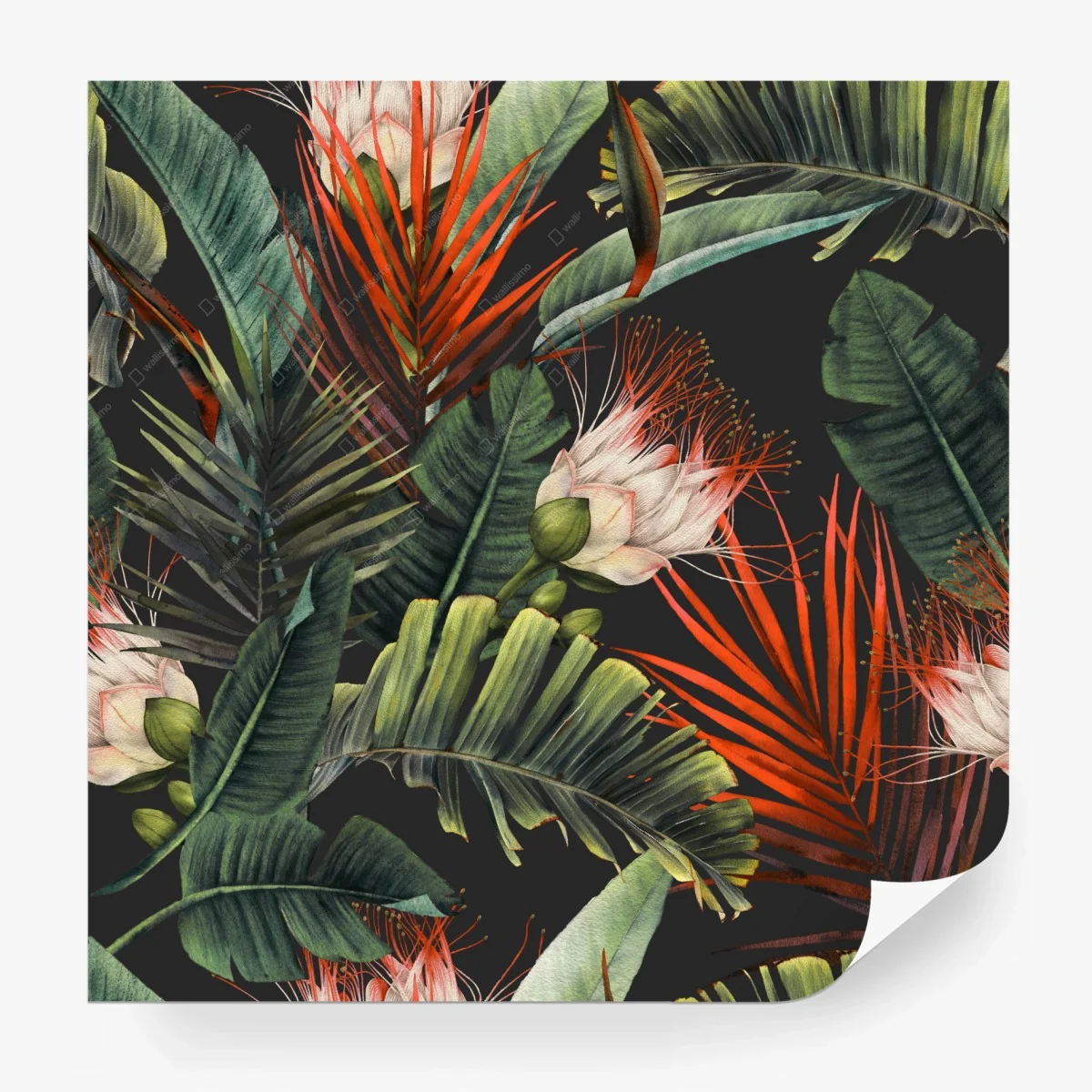Fotomural jardín tropical en acuarela – Pixers® Fotomural jardín tropical en acuarela – Pixers®
