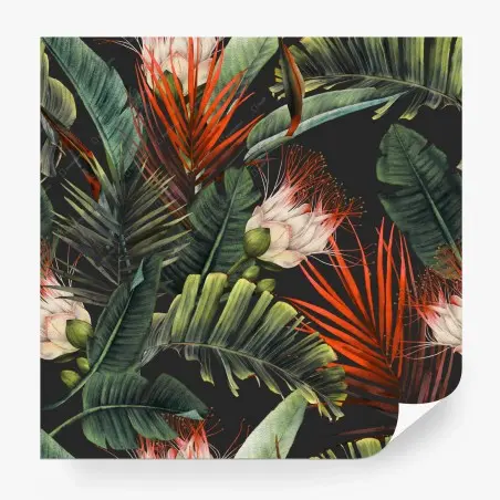 Fotomural jardín tropical en acuarela – Pixers®