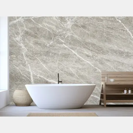 Fotomural mármol gris con vetas blancas para decoración – Pixers®