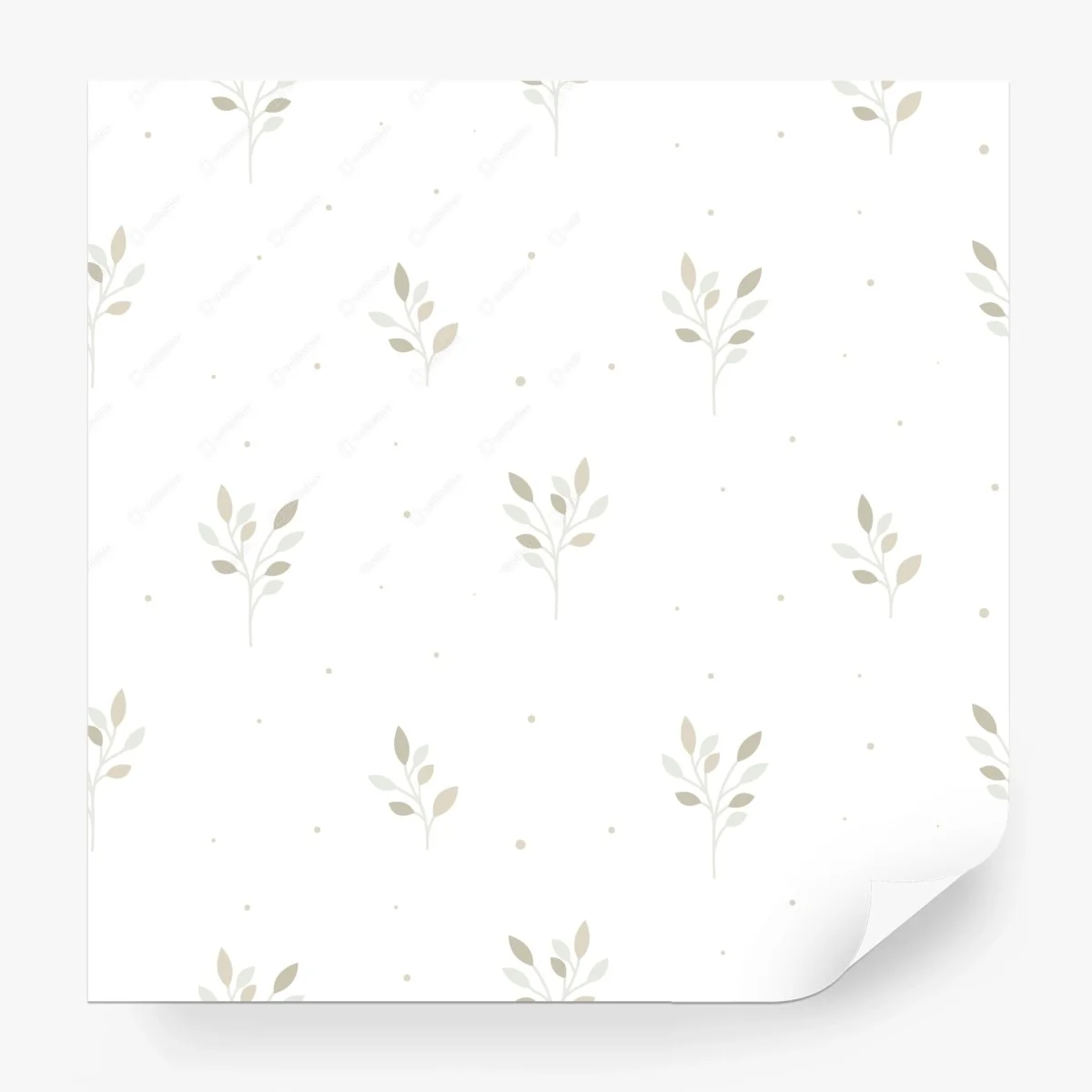 Fotomural patrón botánico minimalista en tonos neutros – Pixers® Fotomural patrón botánico minimalista en tonos neutros – Pixers®