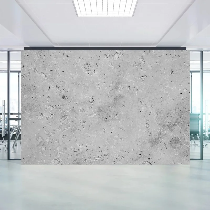 Fotomural textura de hormigón gris minimalista para decoración mural