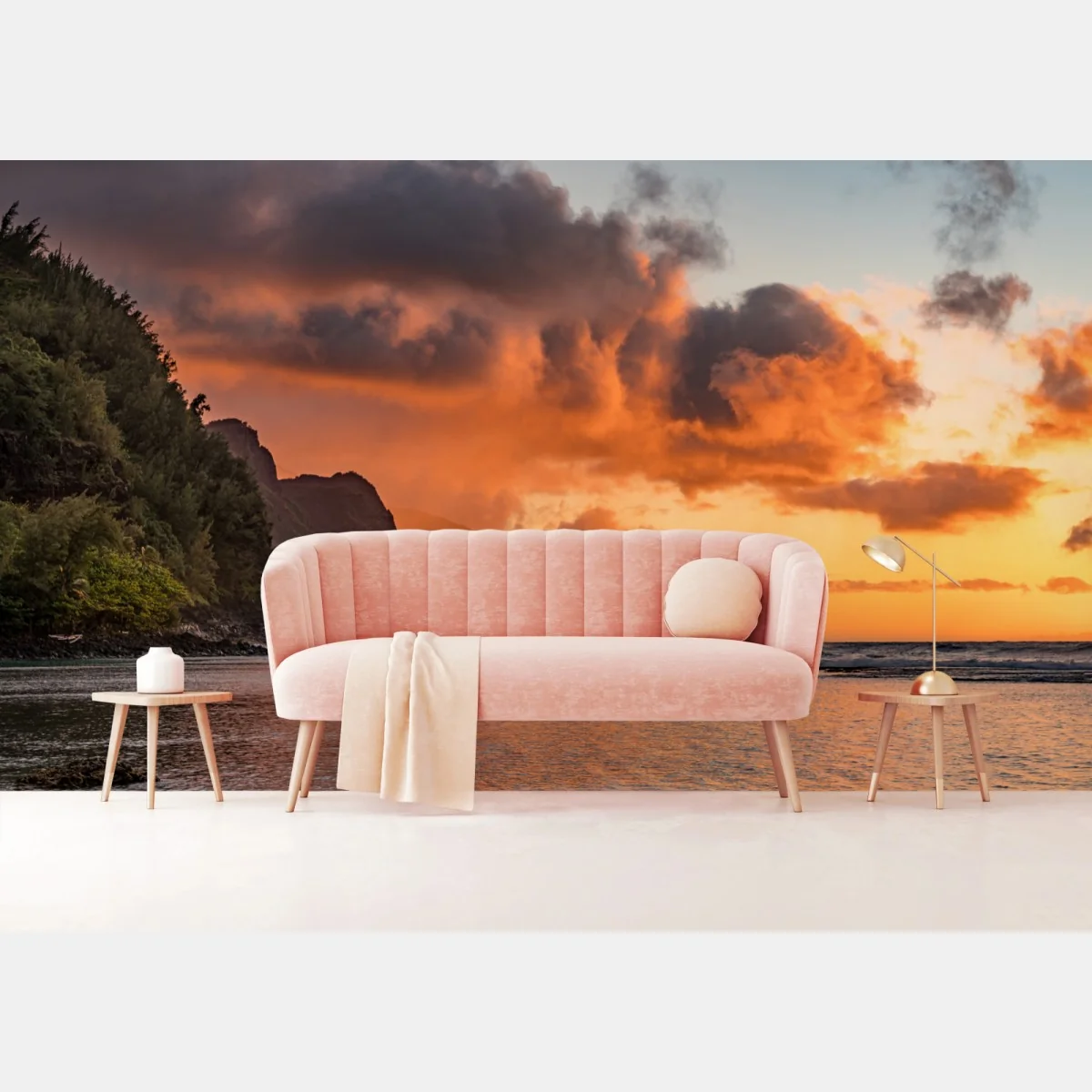Fotomural atardecer sobre acantilados tropicales – Pixers® Fotomural atardecer sobre acantilados tropicales – Pixers®