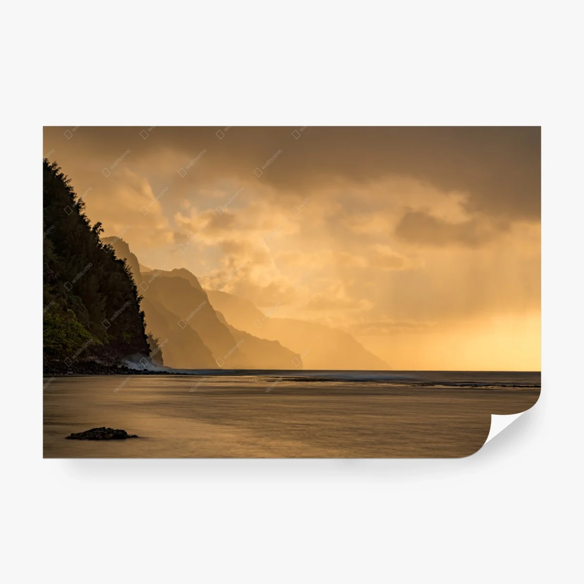 Fotomural atardecer dorado sobre acantilados – Pixers® Fotomural atardecer dorado sobre acantilados – Pixers®