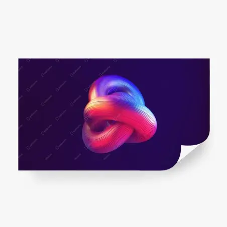 Fotomural nudo cromático futurista – Pixers®