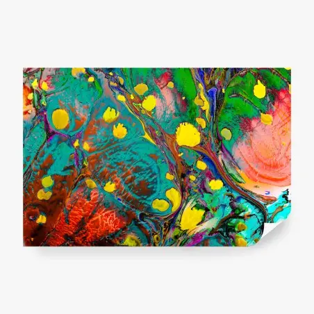 Fotomural marmoleado abstracto multicolor – Pixers®