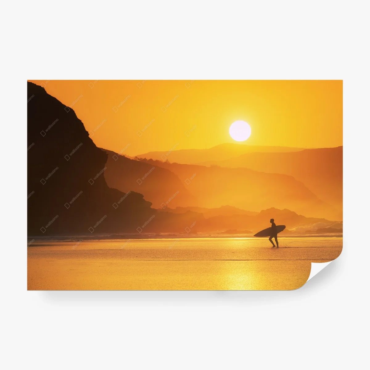 Fotomural puesta de sol y surf en la costa dorada – Pixers® Fotomural puesta de sol y surf en la costa dorada – Pixers®