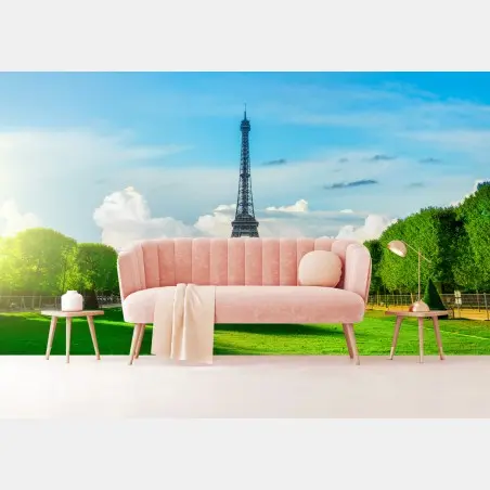 Fotomural vistas de la Torre Eiffel en París – Pixers®