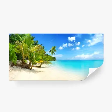 Fotomural paraíso tropical en Maldivas – Pixers®