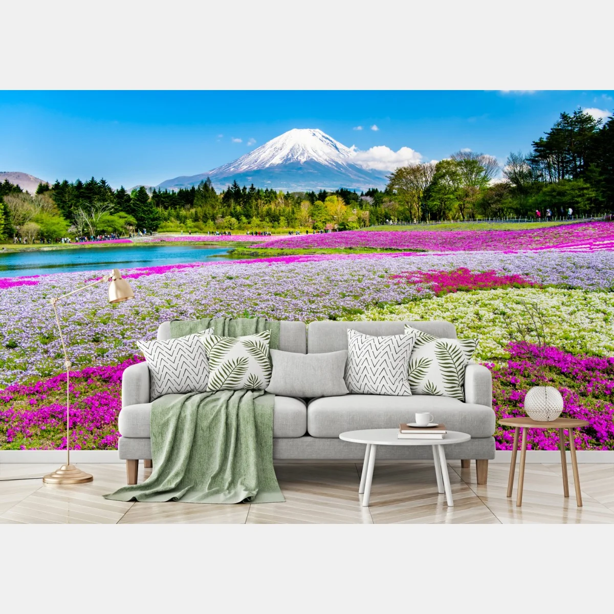 Fotomural panorama primaveral con Monte Fuji y campos de flores – Pixers® Fotomural panorama primaveral con Monte Fuji y campos de flores – Pixers®