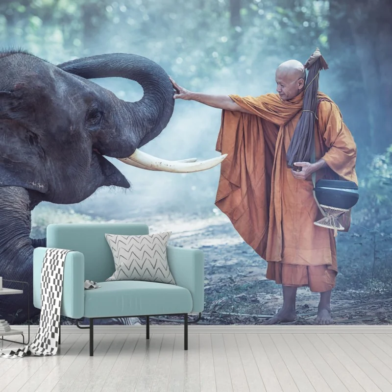 Fotomural encuentro sagrado en Tailandia
