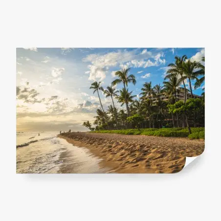 Fotomural amanecer en Kaanapali, Maui – Pixers®
