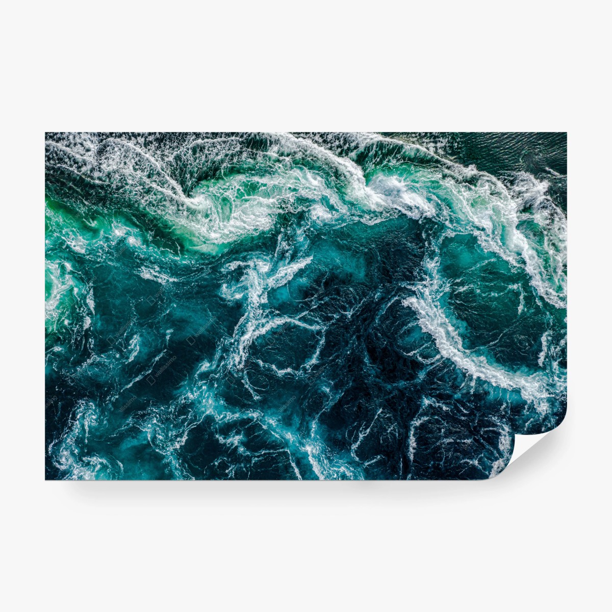 Fotomural remolinos de Saltstraumen en Noruega – Pixers®