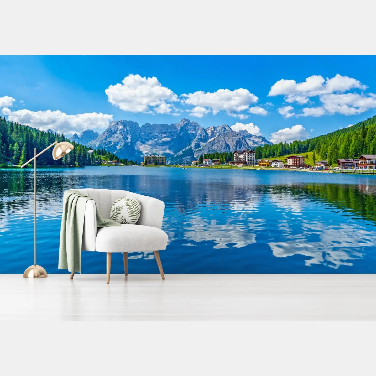Fotomural panorámica del lago Misurina en Dolomitas – Pixers® Fotomural panorámica del lago Misurina en Dolomitas – Pixers®