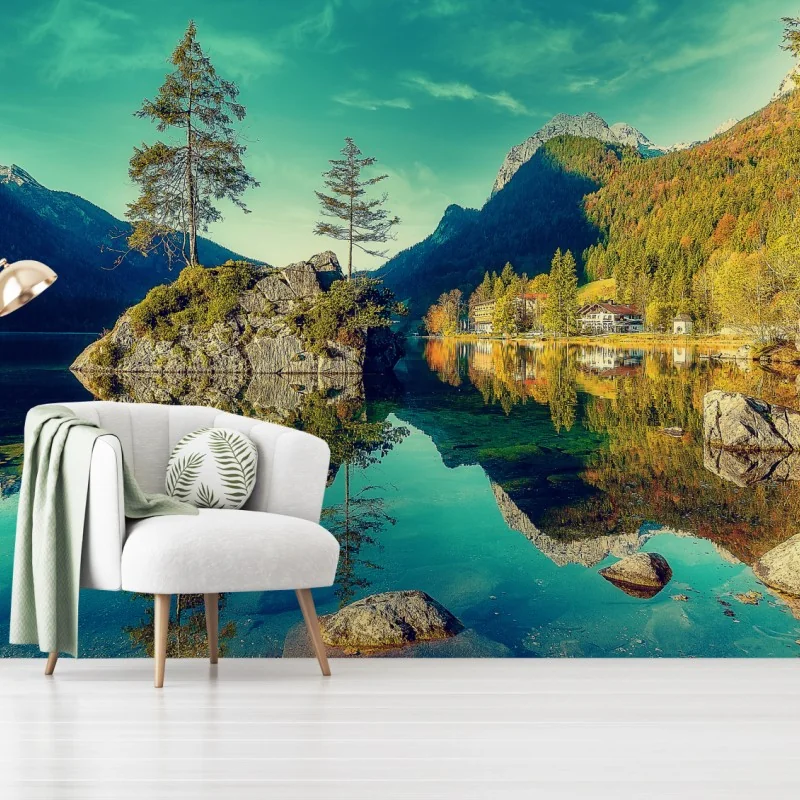 Fotomural paraíso alpino en Hintersee