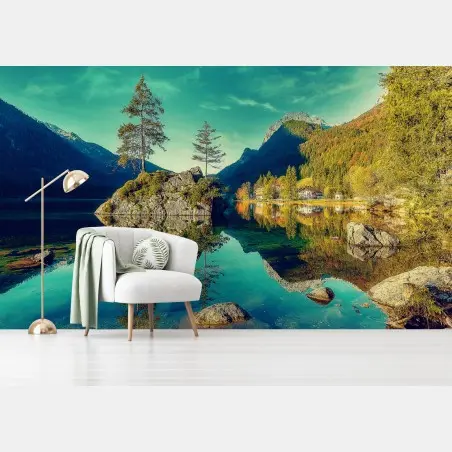 Fotomural paraíso alpino en Hintersee – Pixers®