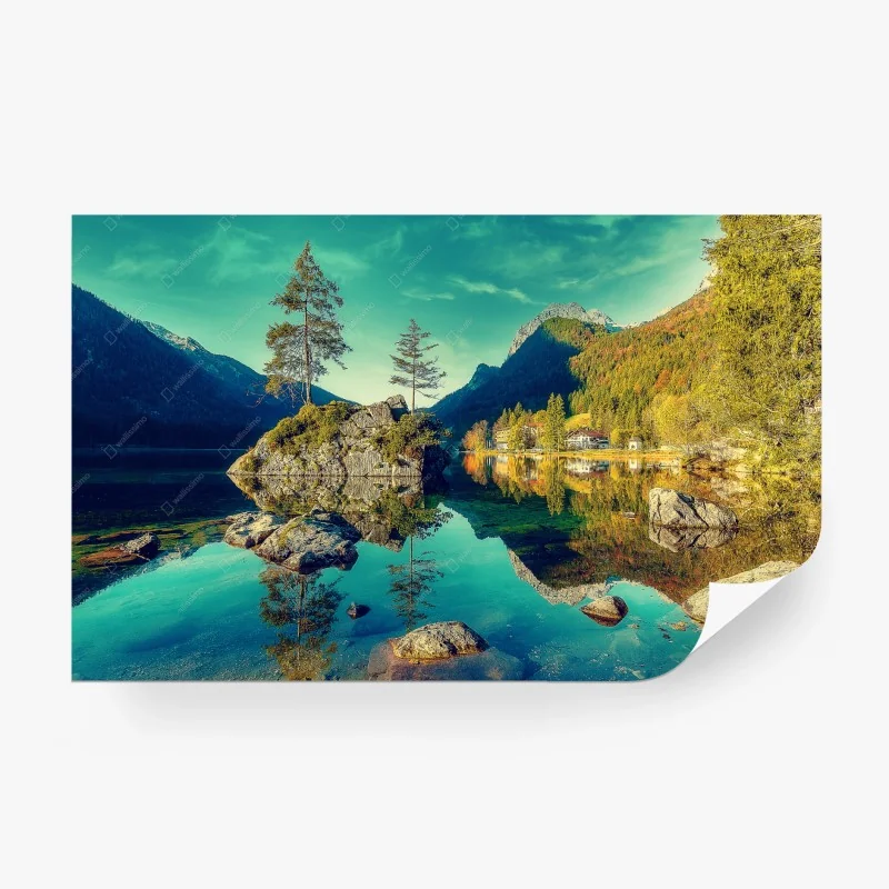 Fotomural paraíso alpino en Hintersee