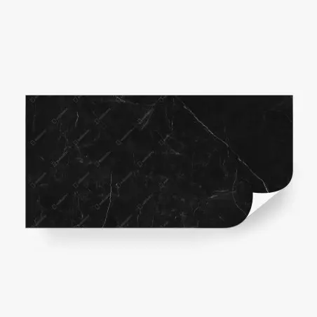 Fotomural mármol negro con vetas blancas para decoración – Pixers®