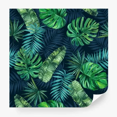 Fotomural selva tropical en tonos verdes – Pixers®