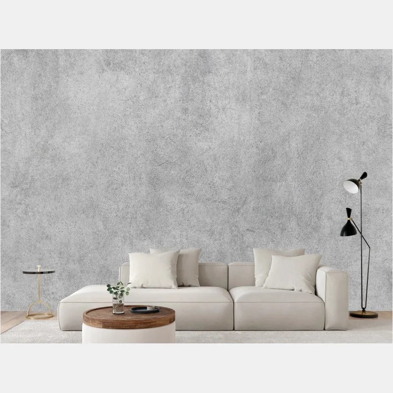 Fotomural textura de hormigón gris minimalista