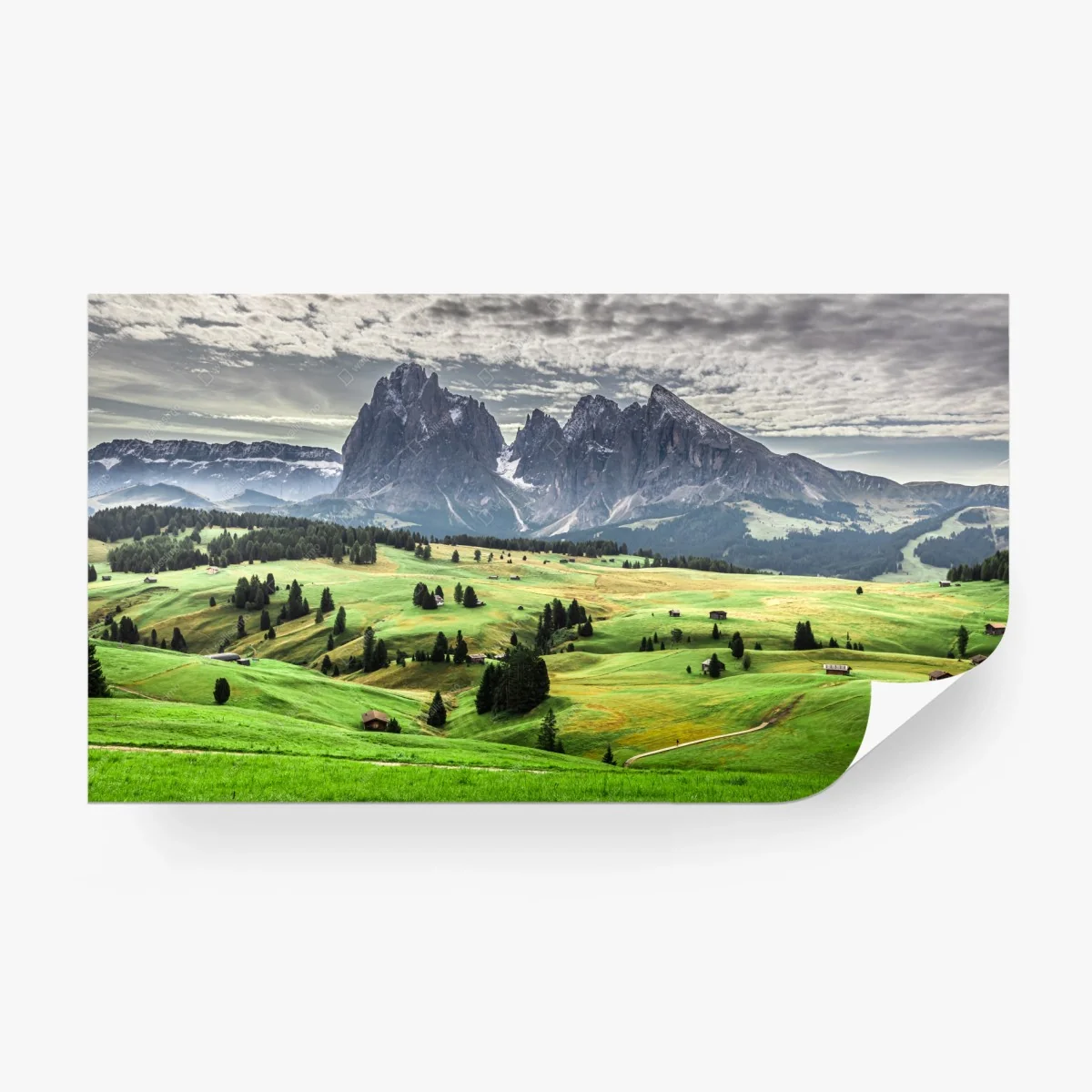 Fotomural paisaje alpino sereno sobre praderas onduladas – Pixers® Fotomural paisaje alpino sereno sobre praderas onduladas – Pixers®