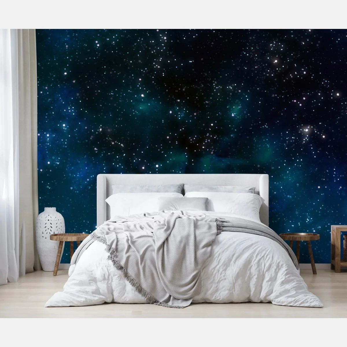 Fotomural cielo estrellado con nebulosas azules – Pixers® Fotomural cielo estrellado con nebulosas azules – Pixers®