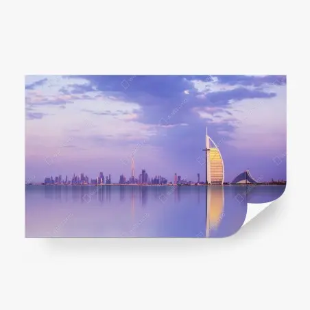Fotomural amanecer violeta en Dubai – Pixers®
