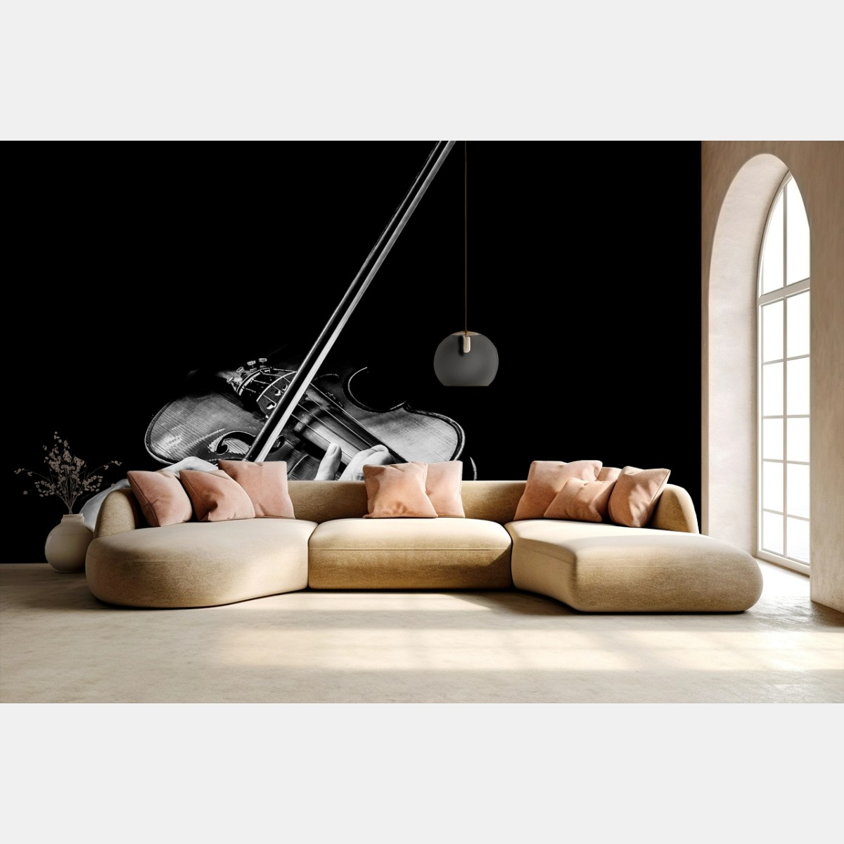 Fotomural intensidad del violín en blanco y negro – Pixers® Fotomural intensidad del violín en blanco y negro – Pixers®