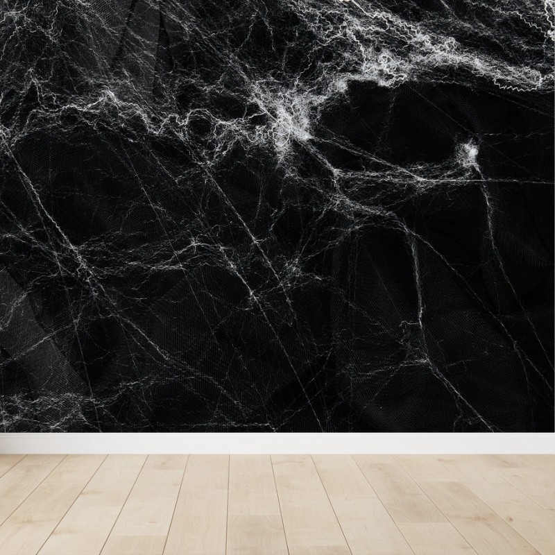 Fotomural telaraña fantasmal sobre fondo negro – Pixers® Fotomural telaraña fantasmal sobre fondo negro – Pixers®