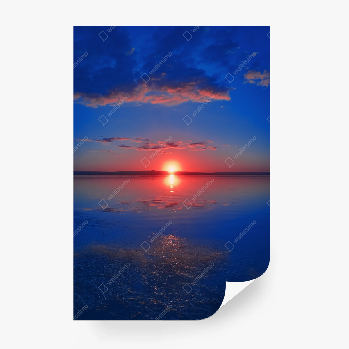 Fotomural puesta de sol sobre lago sereno – Pixers® Fotomural puesta de sol sobre lago sereno – Pixers®