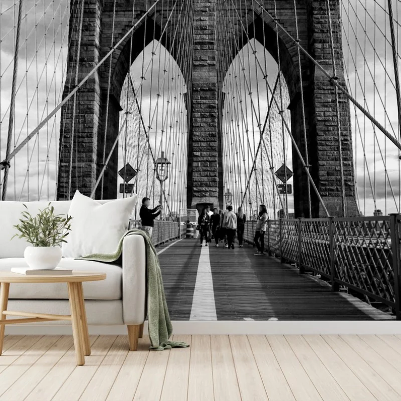 Fotomural perspectiva arquitectónica del puente de Brooklyn – Pixers® Fotomural perspectiva arquitectónica del puente de Brooklyn – Pixers®