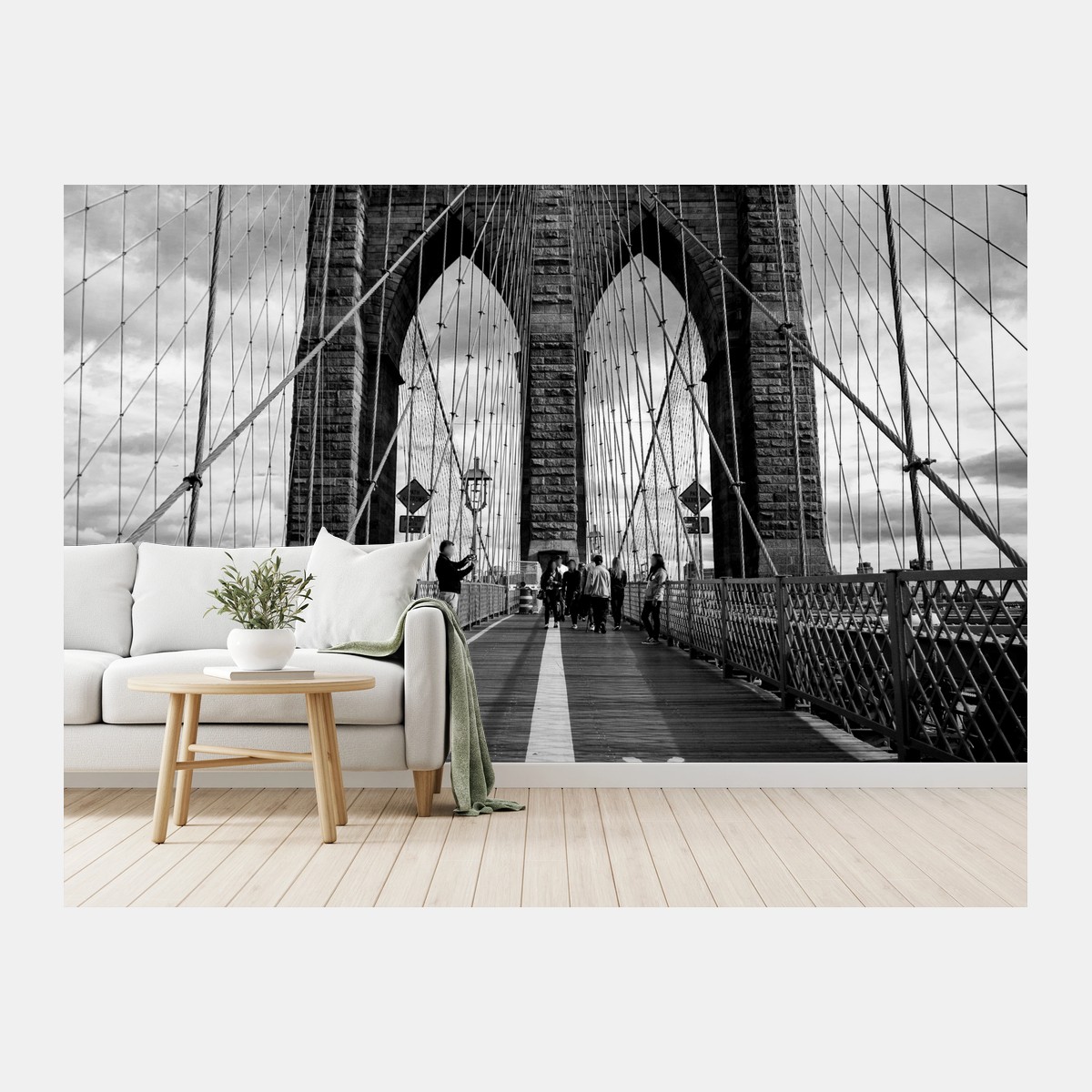 Fotomural perspectiva arquitectónica del puente de Brooklyn – Pixers® Fotomural perspectiva arquitectónica del puente de Brooklyn – Pixers®