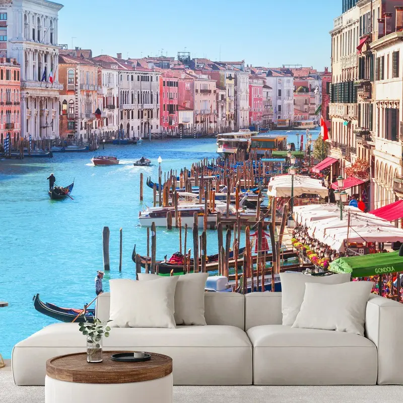 Fotomural panorama del Gran Canal de Venecia