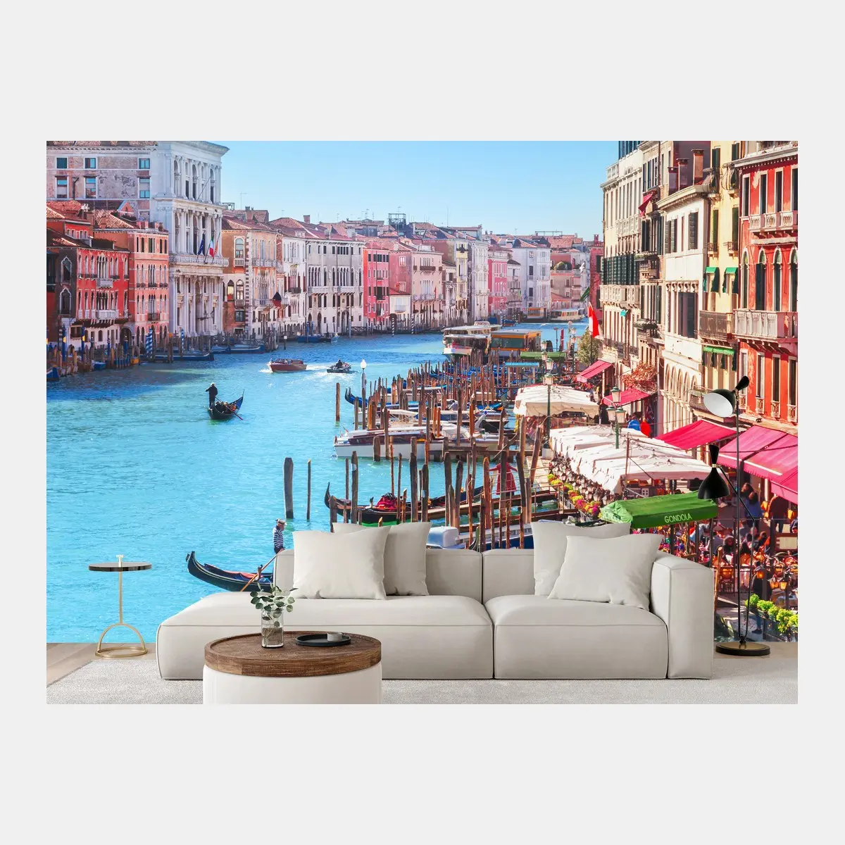 Fotomural panorama del Gran Canal de Venecia – Pixers®