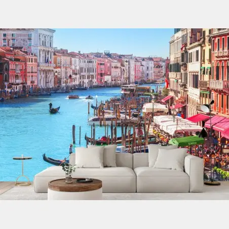 Fotomural panorama del Gran Canal de Venecia – Pixers®