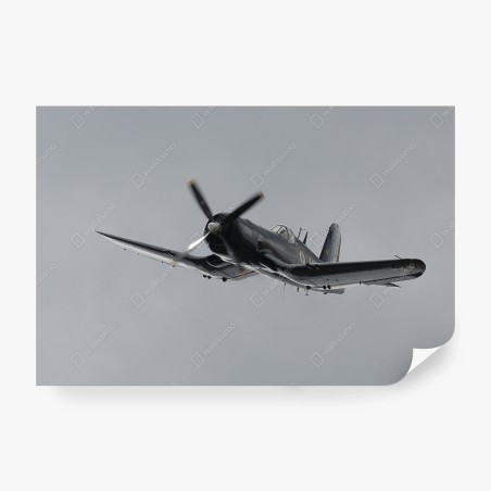 Fotomural avión de combate clásico en vuelo – Pixers®