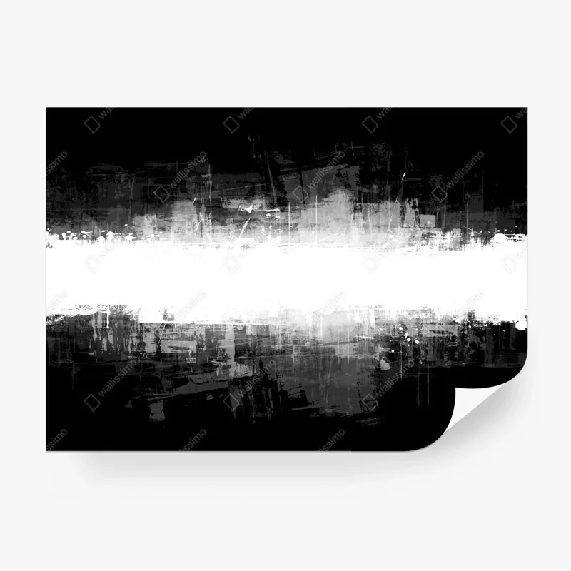 Fotomural franja abstracta en blanco y negro – Pixers® Fotomural franja abstracta en blanco y negro – Pixers®