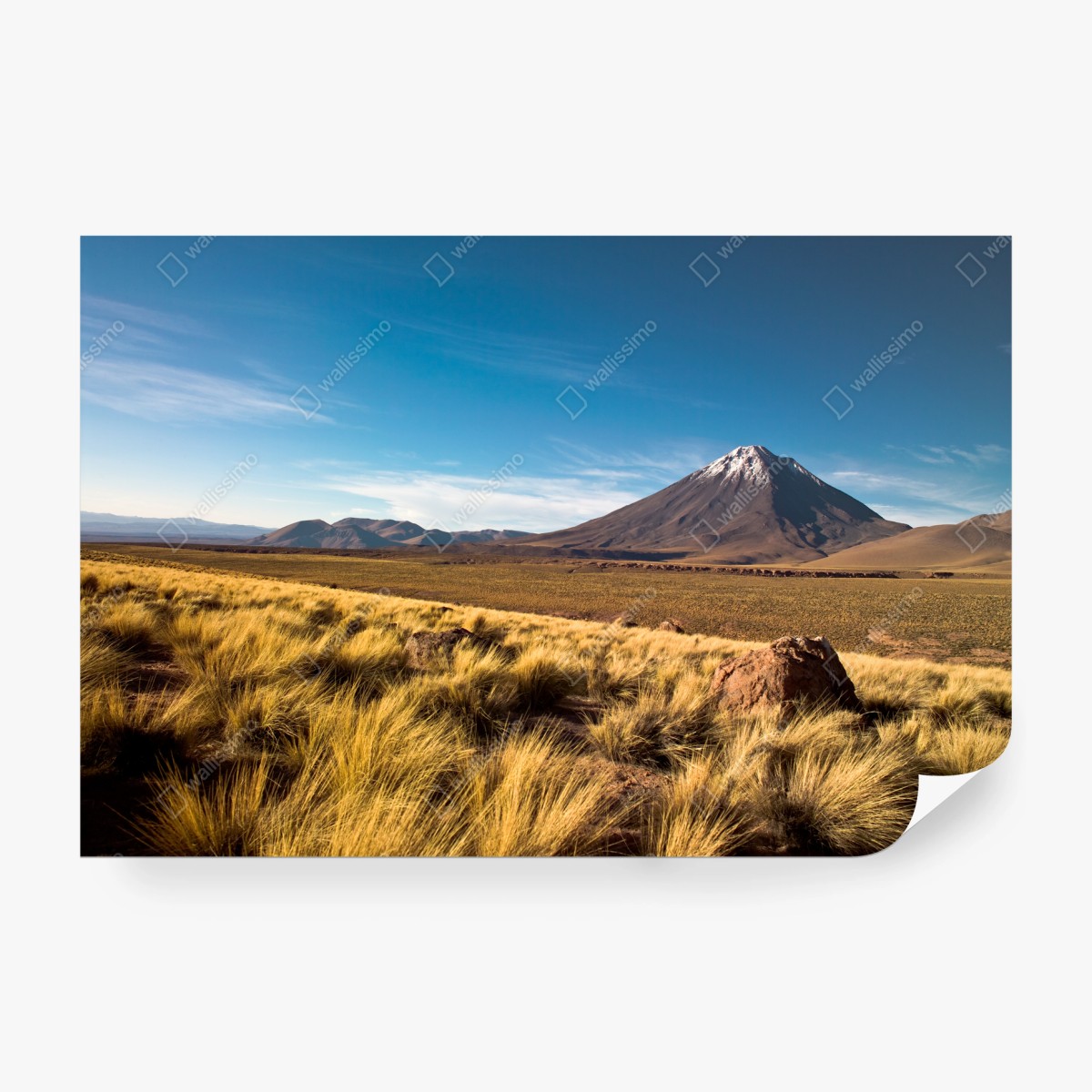 Fotomural paisaje sereno del volcán Licancabur en Atacama, Chile – Pixers® Fotomural paisaje sereno del volcán Licancabur en Atacama, Chile – Pixers®