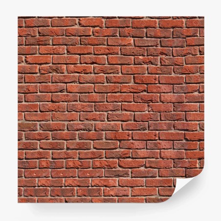 Fotomural muro de ladrillo rojo sin costuras – Pixers®