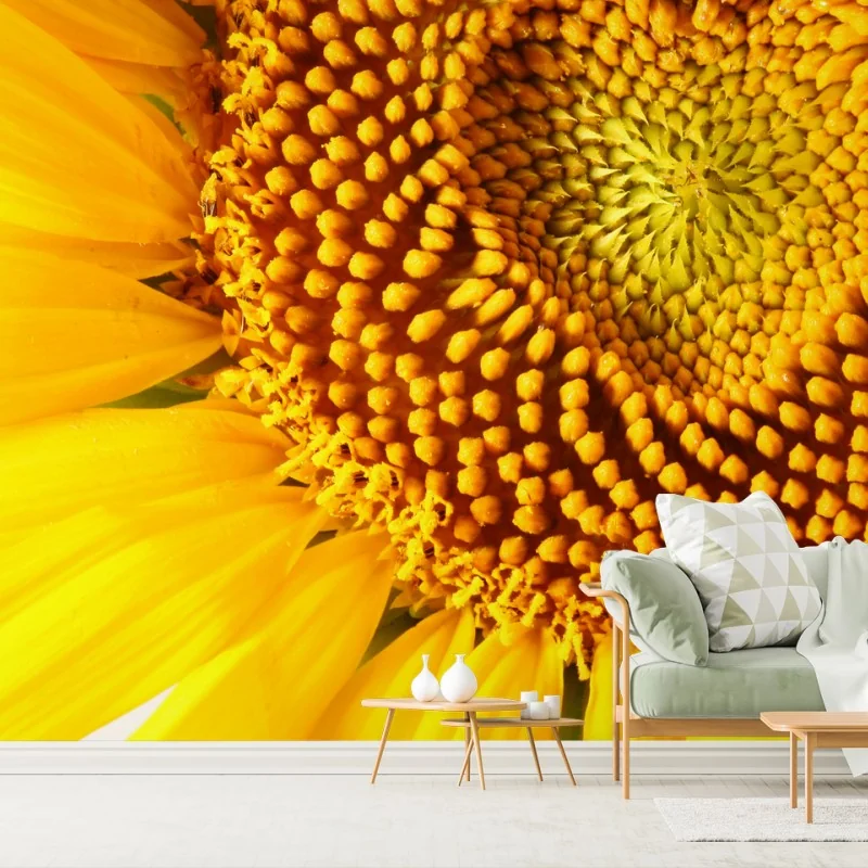 Fotomural girasol con corazón central – Pixers® Fotomural girasol con corazón central – Pixers®