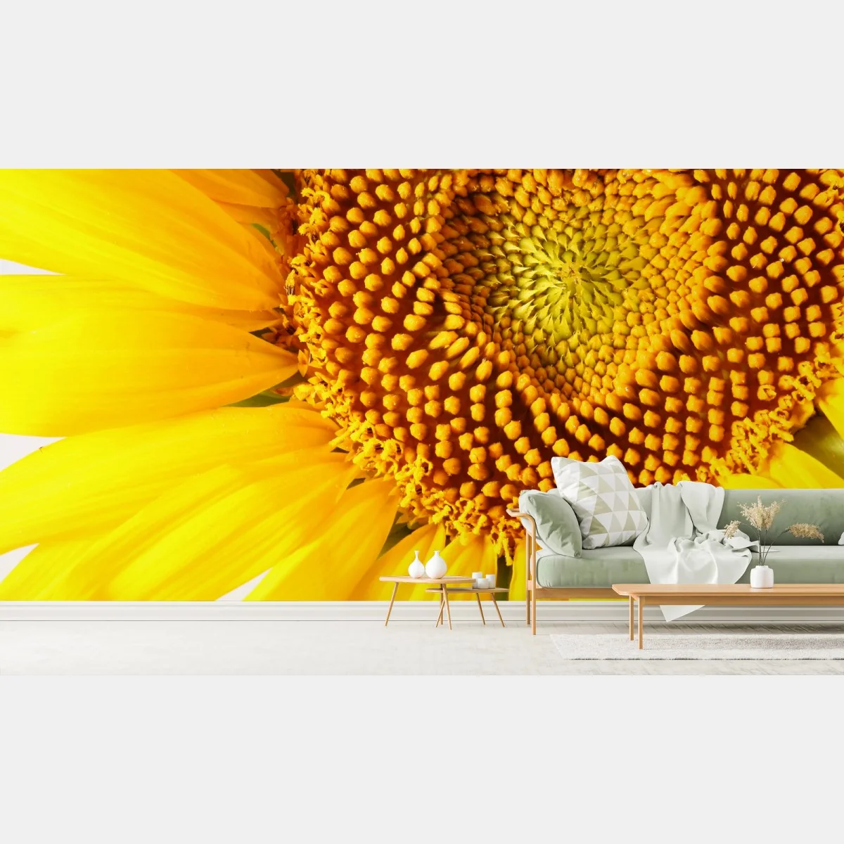 Fotomural girasol con corazón central – Pixers® Fotomural girasol con corazón central – Pixers®