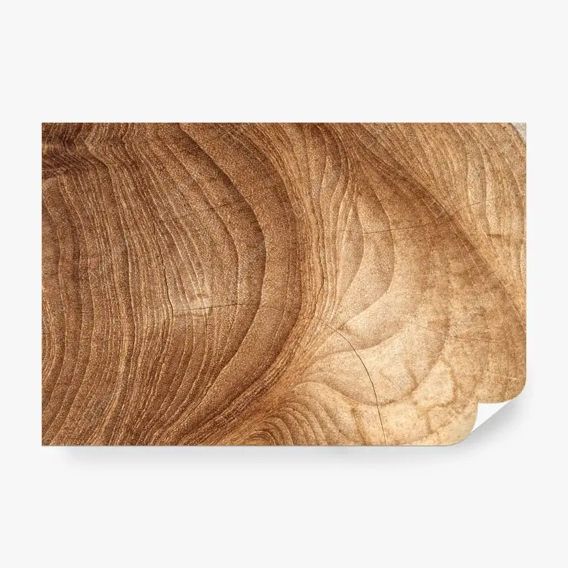 Fotomural textura rústica de madera con vetas naturales