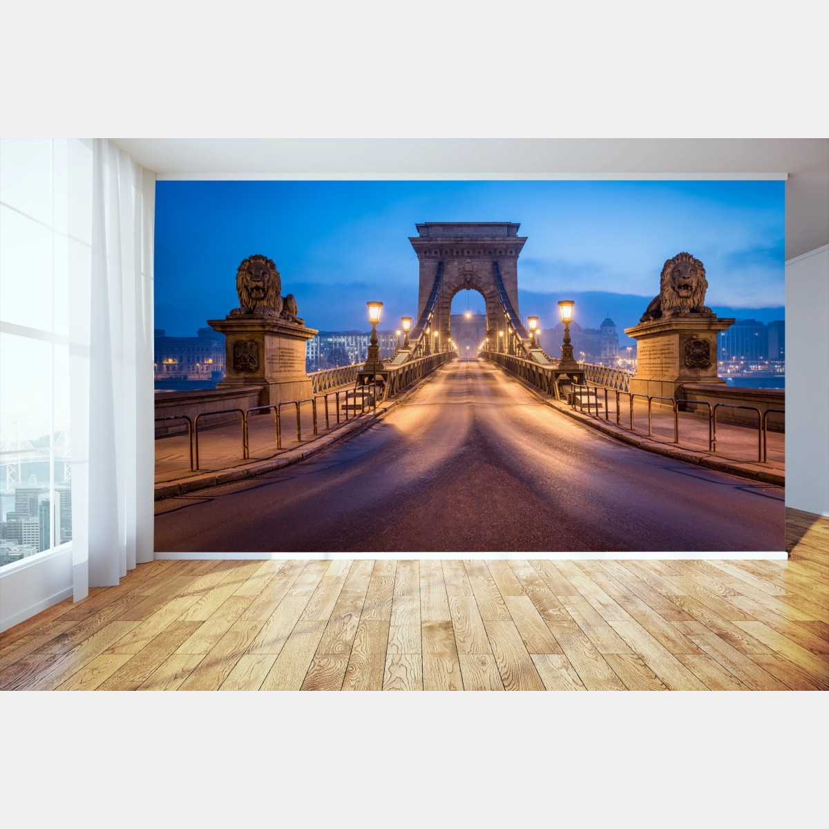 Fotomural amanecer en el puente de las cadenas de Budapest – Pixers® Fotomural amanecer en el puente de las cadenas de Budapest – Pixers®