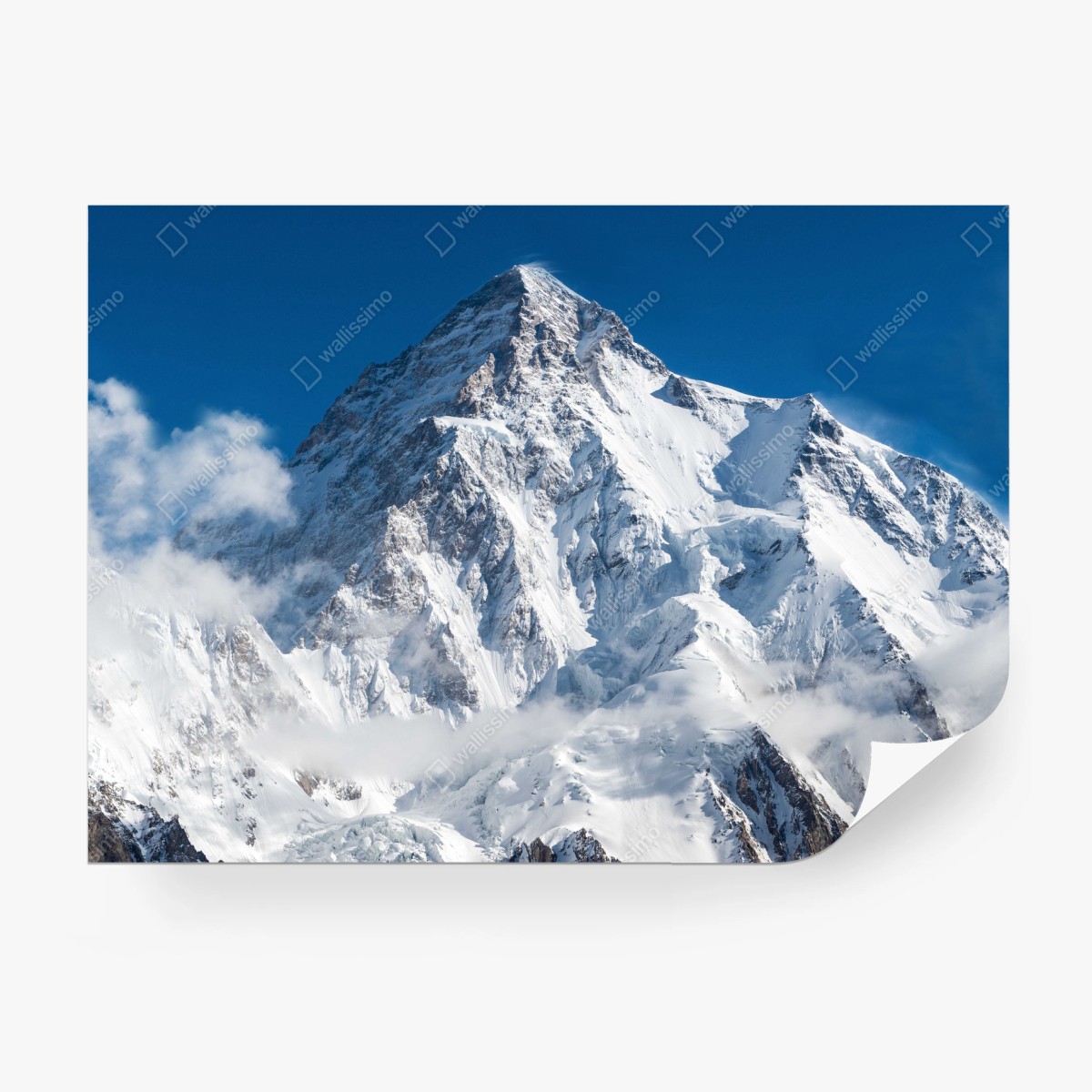 Fotomural cumbre nevada majestuosa – Pixers®