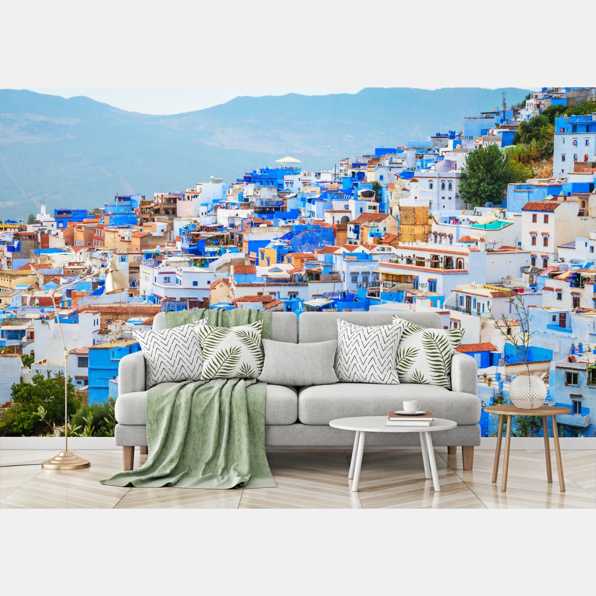 Fotomural panorámica de Chefchaouen en tonos azules – Pixers® Fotomural panorámica de Chefchaouen en tonos azules – Pixers®