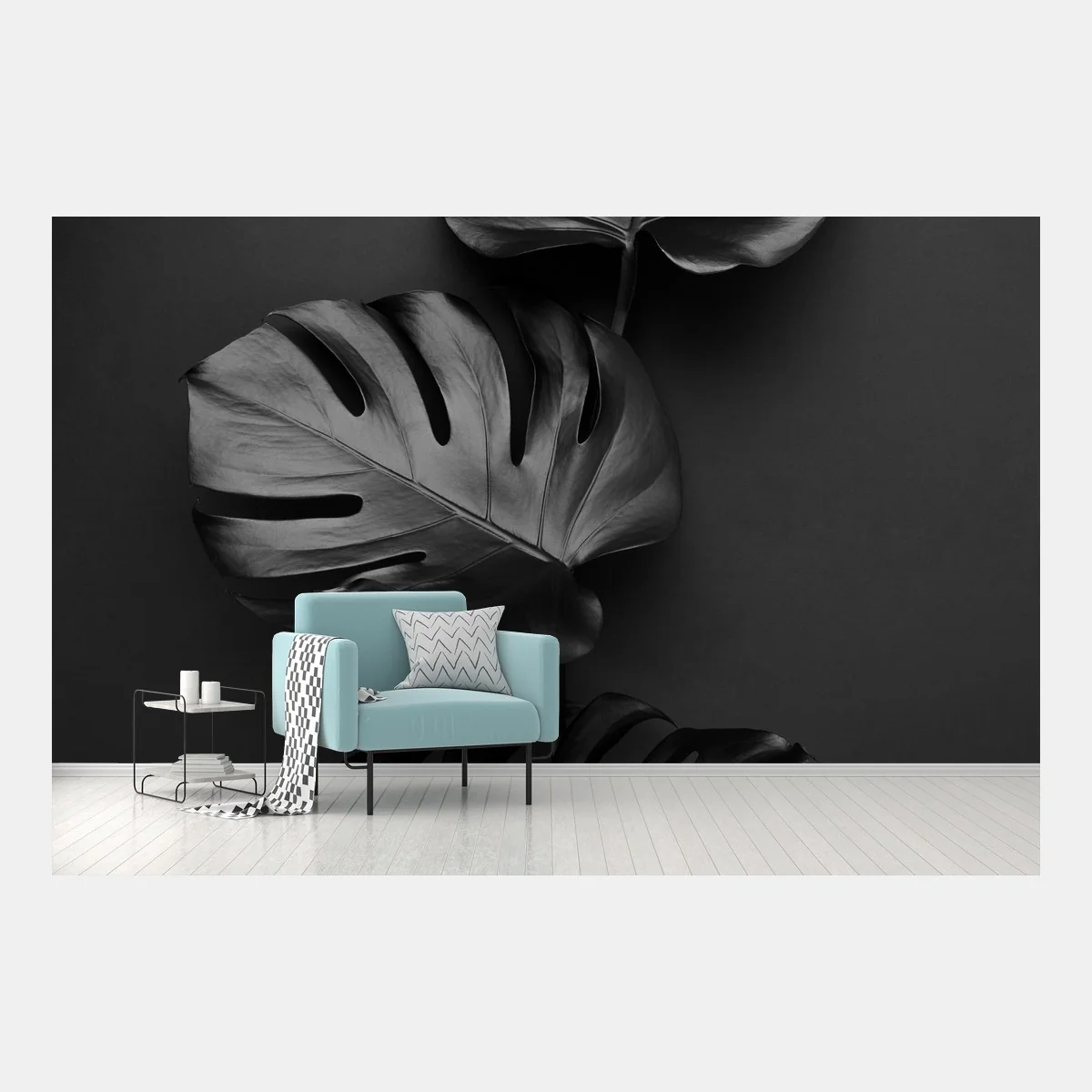 Fotomural hojas monstera negras sobre fondo oscuro – Pixers® Fotomural hojas monstera negras sobre fondo oscuro – Pixers®