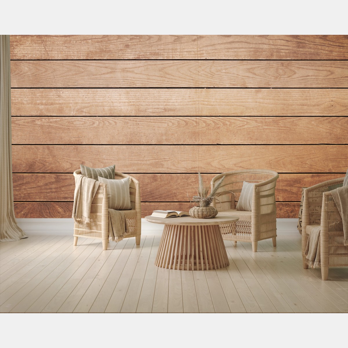 Fotomural textura de tablones de madera rústica – Pixers® Fotomural textura de tablones de madera rústica – Pixers®