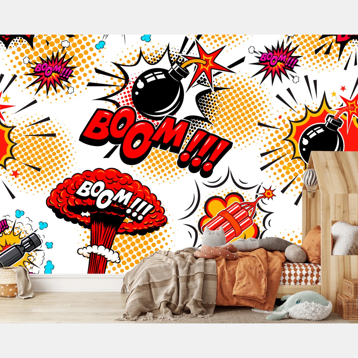 Fotomural patrón explosivo estilo cómic – Pixers® Fotomural patrón explosivo estilo cómic – Pixers®