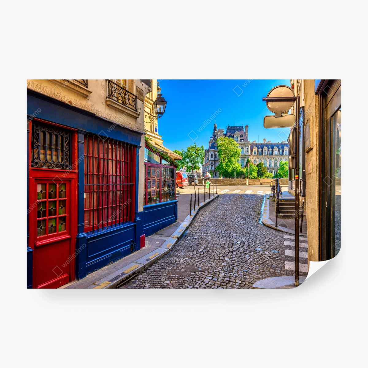 Fotomural calle empedrada en el corazón de París – Pixers® Fotomural calle empedrada en el corazón de París – Pixers®